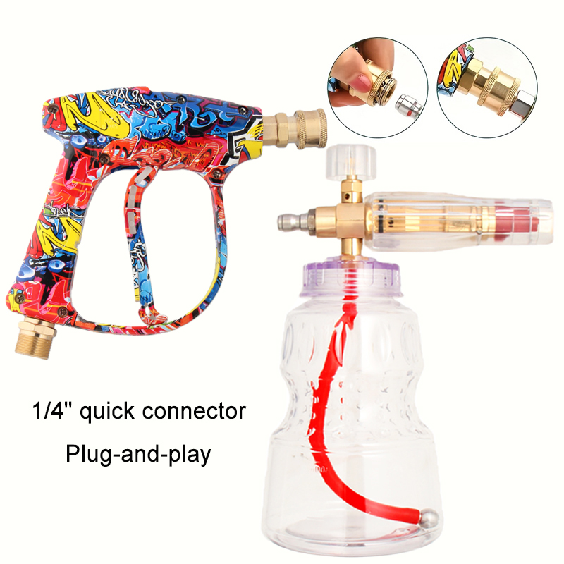 Vibrant Painted Spray Gun + Al - đánh giá và giá Foam Cannon Car Wash