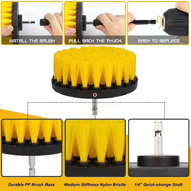 9Pcs Car Wash Kit Cleaning Bru - đánh giá và giá Dirt Brush Interior